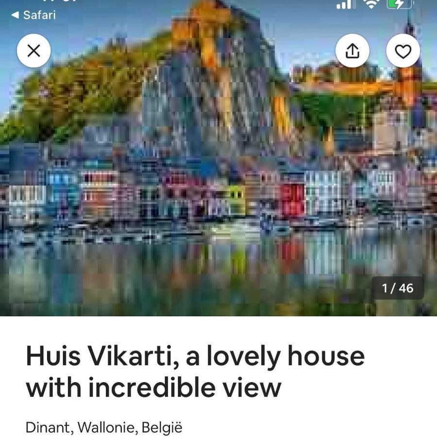 Huis Vikarti, A Lovely House With Incredible View Villa Dinant Eksteriør billede